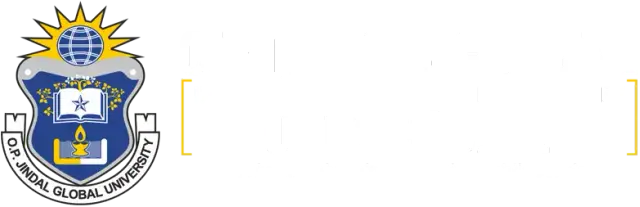 O.P. Jindal Global University Logo White
